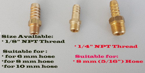 Brass straight oil pump - straight, fuel