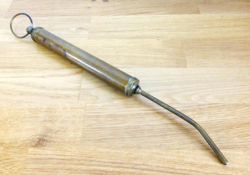 Vintage brass grease gun - brass, or