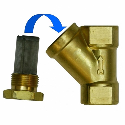 Strainer bsp valve - 1", water