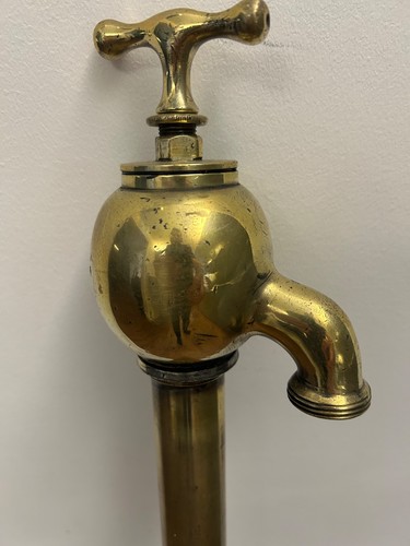 Vintage brass motor - brass,