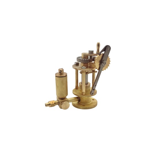 Steam engine oil pump - steam, brass
