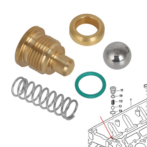 Oil pump relief valve - oil,