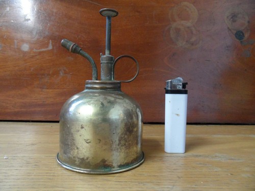 Vintage brass finger pump - finger,