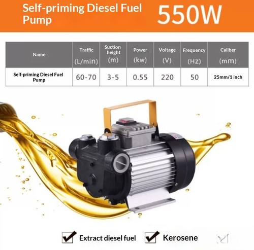 Self priming electric gear - self-priming,