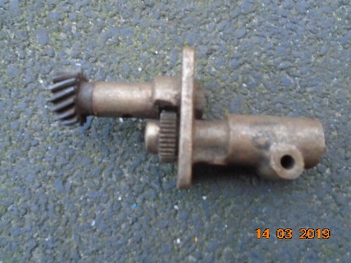 Vintage veteran brass oil pump - vintage,